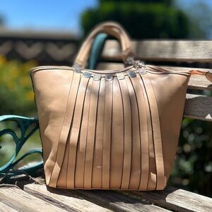 Shoulder Peach Large Bag EUC